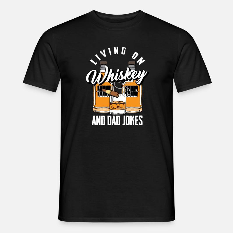 Vaterwitze Dad Jokes - Männer T-Shirt - Schwarz