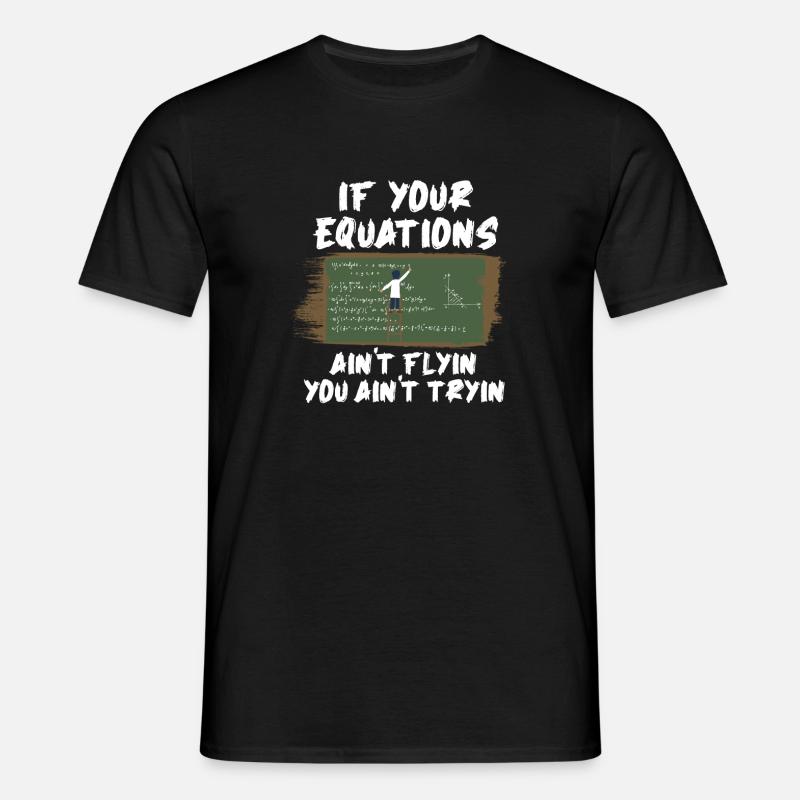 Math Mathematics - Men's T-Shirt - black