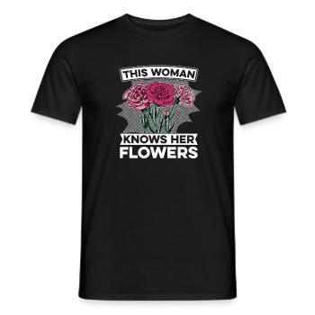 Florist Floristik - Männer T-Shirt - Schwarz - Vorne - AI Model Male 178 light (178cm)