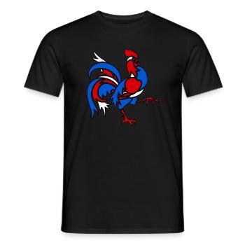Rooster - Men's T-Shirt - black - Front - AI Model Male 178 light (178cm)