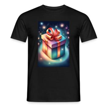 Cadeau surprise magique - T-shirt homme - noir - Devant - AI Model Male 178 light (178cm)