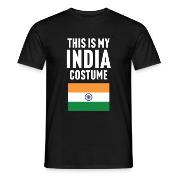 C’est mon costume d’Inde - T-shirt homme - noir - Devant - AI Model Male 178 light (178cm)