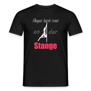 Vous apprenez à voler sur le poteau - T-shirt homme - noir - Devant - AI Model Male 178 light (178cm)