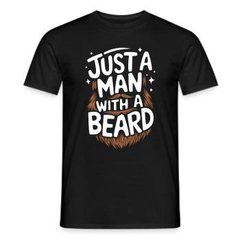 Bart Schnurrbart Bärtige Männer - Männer T-Shirt - Schwarz - Vorne - AI Model Male 178 light (178cm)