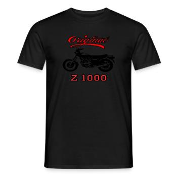 Moto Z 1000 Classic Retro - T-shirt homme - noir - Devant - AI Model Male 178 light (178cm)