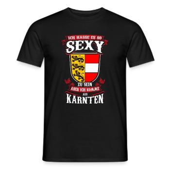 Sexy und Stolz Kärnten Edition für wahre Kärntner - Männer T-Shirt - Schwarz - Vorne - AI Model Male 178 light (178cm)