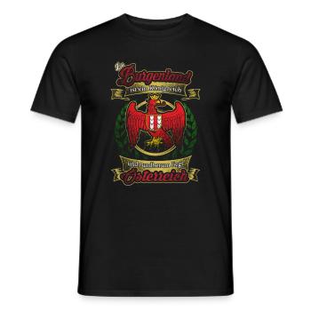Burgenland – Ein Königreich umgeben von Österreich - Männer T-Shirt - Schwarz - Vorne - AI Model Male 178 light (178cm)