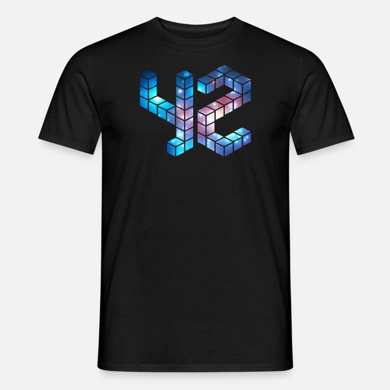 42, la réponse, l’espace Guide, Galaxy, de l’ - T-shirt homme - noir