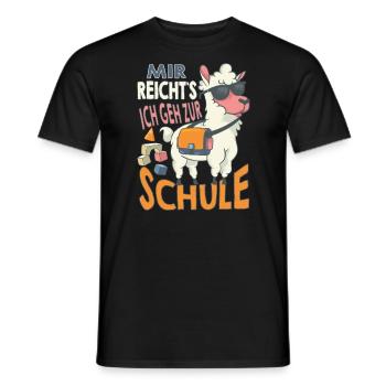 Schulkind Einschulung Mir reicht's Kita Schule - Männer T-Shirt - Schwarz - Vorne - AI Model Male 178 light (178cm)