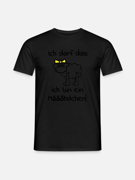 maeaehdchen_darf_das_2f - T-shirt homme - noir