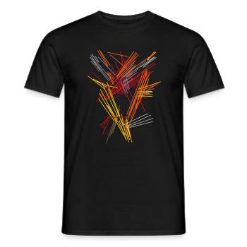 Modern - Men's T-Shirt - black - Front - AI Model Male 178 light (178cm)
