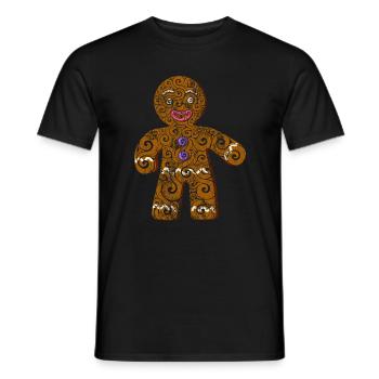 Cookie - Men's T-Shirt - black - Front - AI Model Male 178 light (178cm)