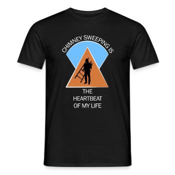 Chimney Sweep Chimney Sweep - Men's T-Shirt - black - Front - AI Model Male 178 light (178cm)