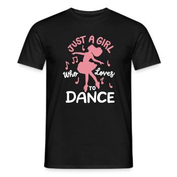 Ballett Tanzen Ballerina - Männer T-Shirt - Schwarz - Vorne - AI Model Male 178 light (178cm)