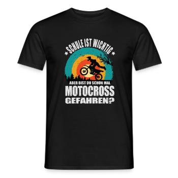 Motocrossfahrer Geschenke Motocross Biker Sprüche - Männer T-Shirt - Schwarz - Vorne - AI Model Male 178 light (178cm)