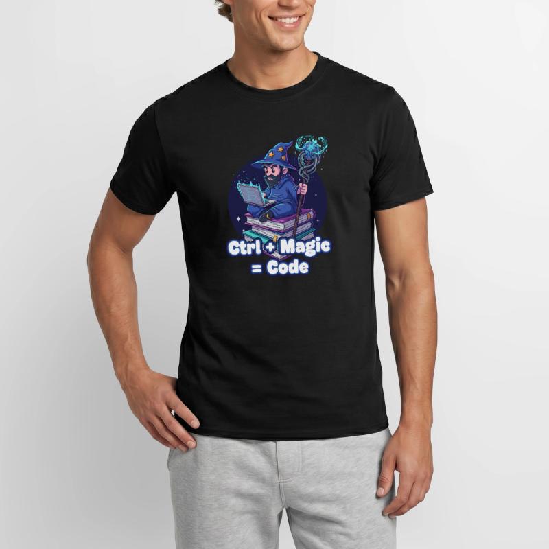 Assistant Ctrl Magic Code T-shirt homme