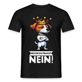 Before You Ask Jack Russel Terrier Jackie Terrier - Men's T-Shirt - black - Front - AI Model Male 178 light (178cm)
