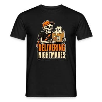 Albträume liefern - Männer T-Shirt - Schwarz - Vorne - AI Model Male 178 light (178cm)
