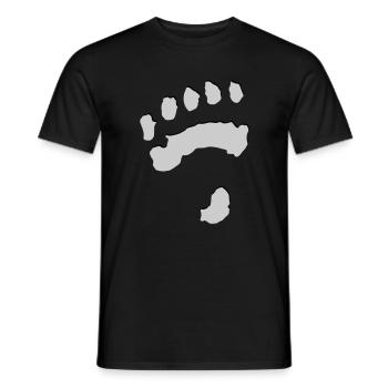 Eisbärtatze - Männer T-Shirt - Schwarz - Vorne - AI Model Male 178 light (178cm)
