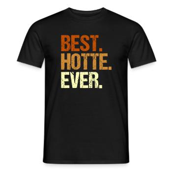 Hotte - T-shirt homme - noir - Devant - AI Model Male 178 light (178cm)