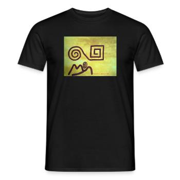 Sabino Lemon ART Tees - Männer T-Shirt - Schwarz - Vorne - AI Model Male 178 light (178cm)