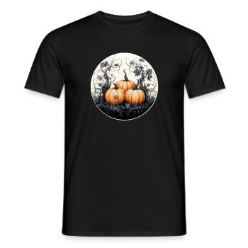 Kürbisse Halloween - Männer T-Shirt - Schwarz - Vorne - AI Model Male 178 light (178cm)