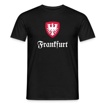 Frankfurt - Men's T-Shirt - black - Front - AI Model Male 178 light (178cm)