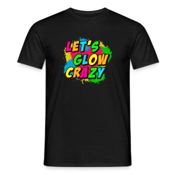 80er Jahre Retro Vintage Kostüm Karneval 80's - Männer T-Shirt - Schwarz - Vorne - AI Model Male 178 light (178cm)