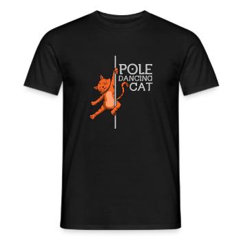 Pole Dance Pole Dance Sport Fitness Cadeau - T-shirt homme - noir - Devant - AI Model Male 178 light (178cm)