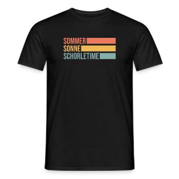 Pfalz Riesling Schorle Time Sommer Wein Spruch - Männer T-Shirt - Schwarz - Vorne - AI Model Male 178 light (178cm)