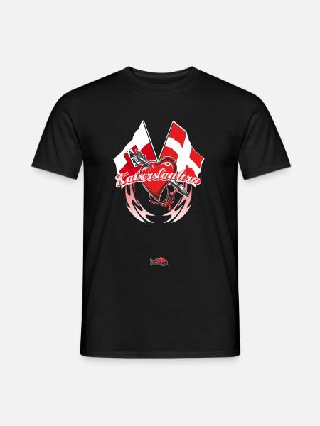 kaiserslautern - Flagge zeigen - Männer T-Shirt - Schwarz