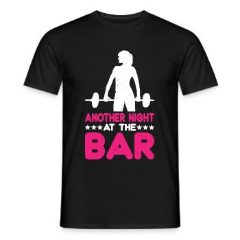 Une autre nuit au bar 3 - T-shirt homme - noir - Devant - AI Model Male 178 light (178cm)