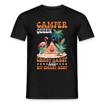 Camper Queen Classy Sassy Et Bit Smart Assy 2 - T-shirt homme - noir - Devant - AI Model Male 178 light (178cm)