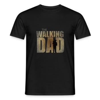 The Walking Dad Geschenk für werdende Papas - Männer T-Shirt - Schwarz - Vorne - AI Model Male 178 light (178cm)