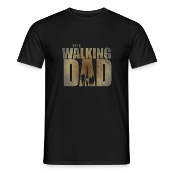 The Walking Dad Geschenk für werdende Papas - Männer T-Shirt - Schwarz - Vorne - AI Model Male 178 light (178cm)