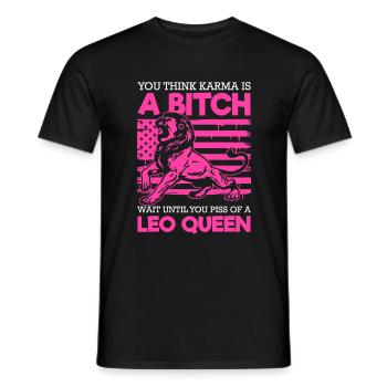 Zodiac sign star superstition - Men's T-Shirt - black - Front - AI Model Male 178 light (178cm)