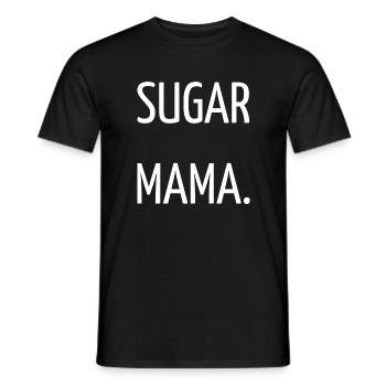 Sugar mama - T-shirt homme - noir - Devant - AI Model Male 178 light (178cm)