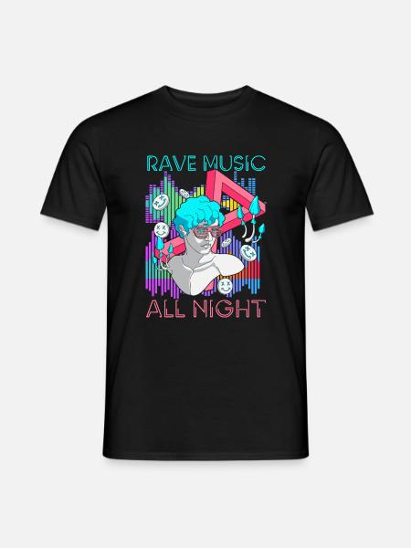 House Electro Dj - Men's T-Shirt - black