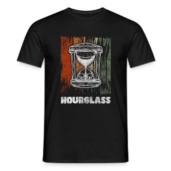 Watch Lifetime Modern Sand - Men's T-Shirt - black - Front - AI Model Male 178 light (178cm)