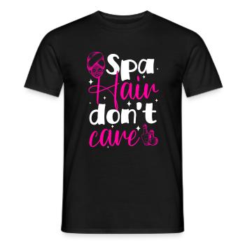Wellness Relaxing Body Self-care - Men's T-Shirt - black - Front - AI Model Male 178 light (178cm)