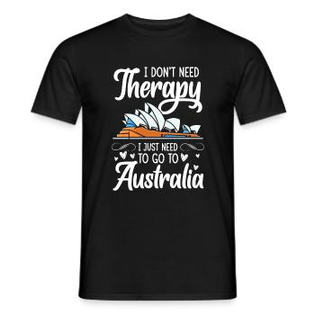 Outback Koala Metropole - Männer T-Shirt - Schwarz - Vorne - AI Model Male 178 light (178cm)