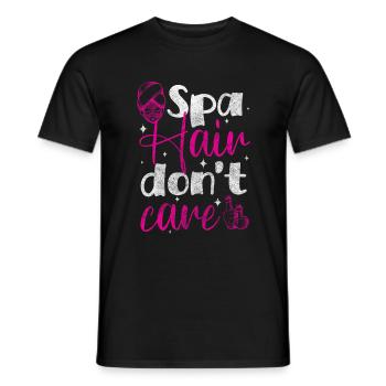 Wellness Urlaub Priorität Abschalten - Männer T-Shirt - Schwarz - Vorne - AI Model Male 178 light (178cm)
