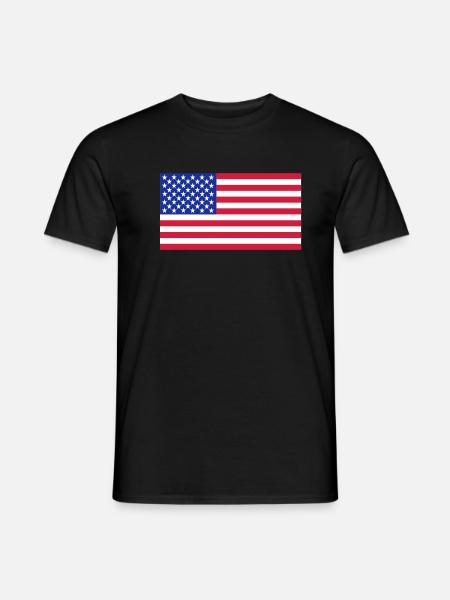 USA - Men's T-Shirt - black