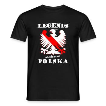 Les légendes de la Pologne - T-shirt homme - noir - Devant - AI Model Male 178 light (178cm)