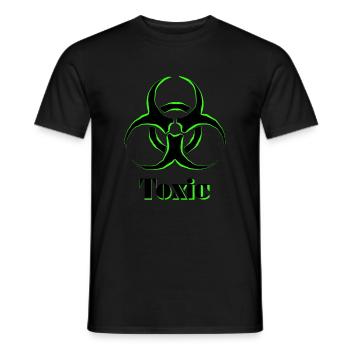 Toxique - T-shirt homme - noir - Devant - AI Model Male 178 light (178cm)