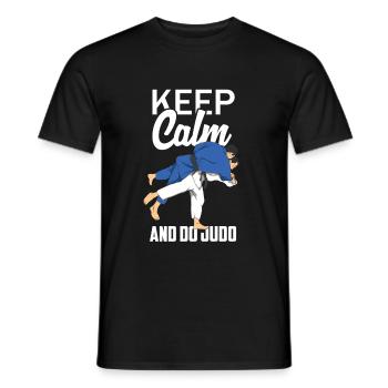 Judo - T-shirt homme - noir - Devant - AI Model Male 178 light (178cm)