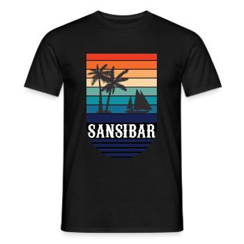 Tanzania Tanzania Gift for Tanzanians Tanzania - Men's T-Shirt - black - Front - AI Model Male 178 light (178cm)
