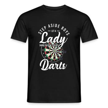 Dart - T-shirt homme - noir - Devant - AI Model Male 178 light (178cm)