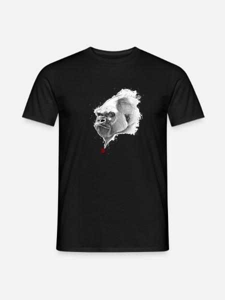 Sketchy Gorilla - Men's T-Shirt - black