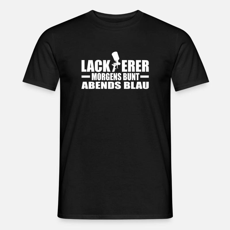 Lackierer - Männer T-Shirt - Schwarz